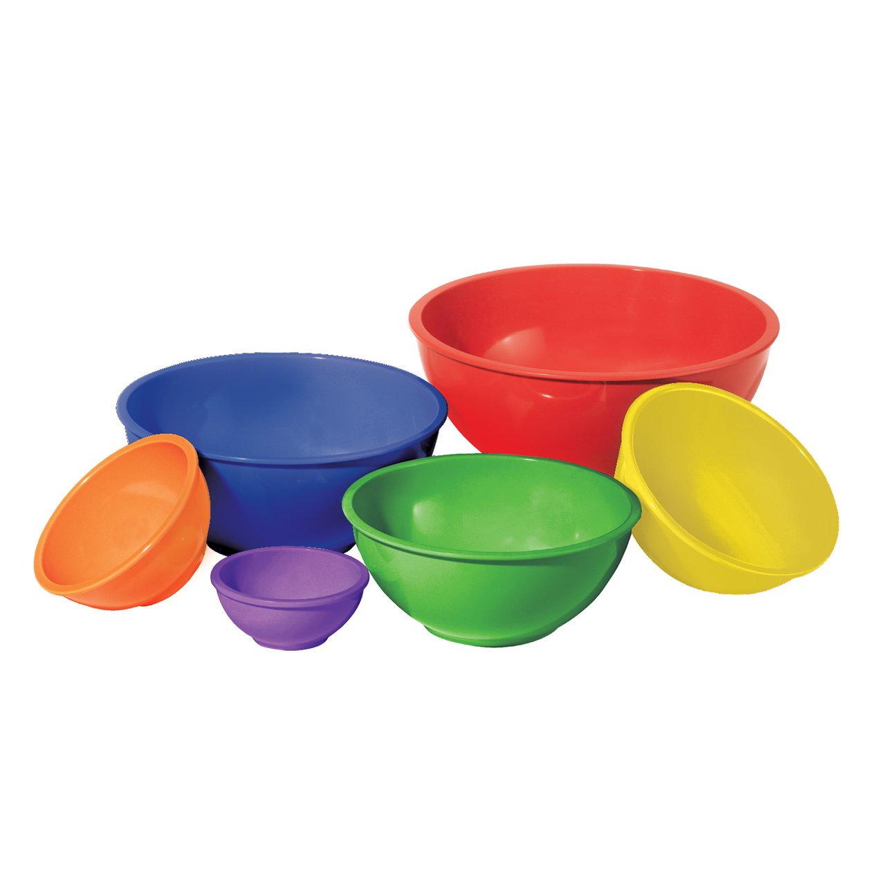 Hot sell Melamine Salad bowl set of 6 pc with plastic lid