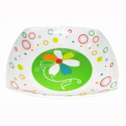 Melamine square plate