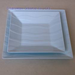 melamine square plate