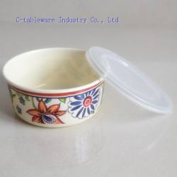 melamine bowl with cover