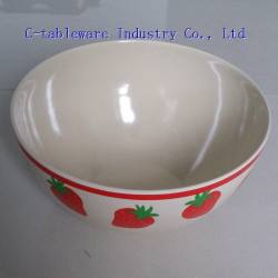 bamboo melamine bowl