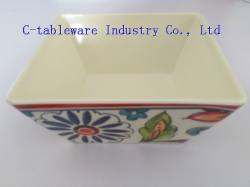 square melamine bowl