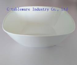 melamine square bowl