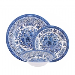 bead edge melamine  dinner set