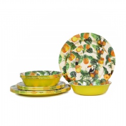 12pcs melamine  dinner set