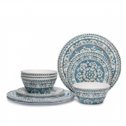 bead edge melamine  dinner set