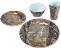 realtree melamine dinnerware set