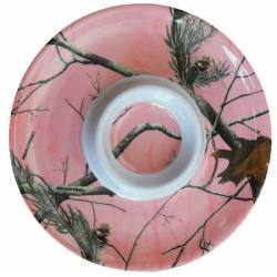 realtree pink melamine chip&dip