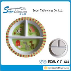 melamine divided plate